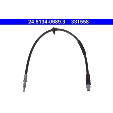 2 x ATE Bremsschlauch | 24.5134-0689.3