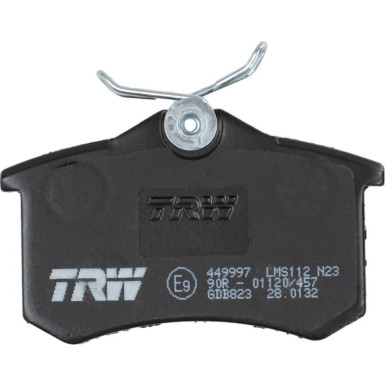 TRW | Bremsbelagsatz, Scheibenbremse | GDB823