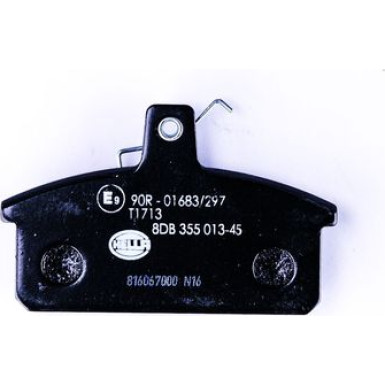 Hella | Bremsbelagsatz, Scheibenbremse | 8DB 355 013-451