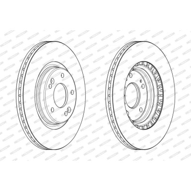 DDF2680C Bremsscheibe PREMIER
