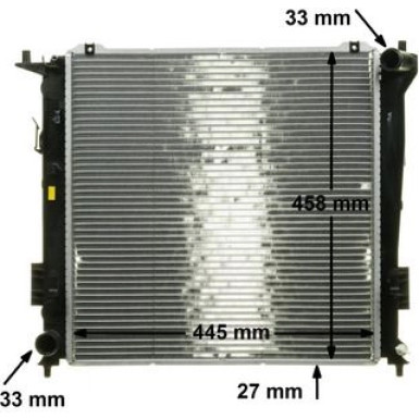 CR 1367 000P Kühler, Motorkühlung BEHR *** PREMIUM LINE ***