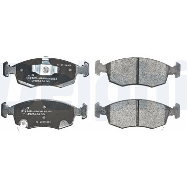 LP2274 Bremsbelagsatz, Scheibenbremse