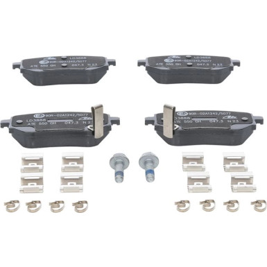 Bremsbelagsatz, Scheibenbremse ATE Ceramic 13.0470-3888.2