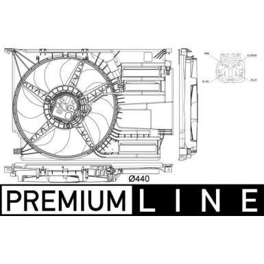 CFF 402 000P Lüfter, Motorkühlung BEHR *** PREMIUM LINE ***