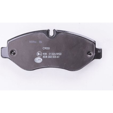Hella | Bremsbelagsatz, Scheibenbremse | 8DB 355 005-611