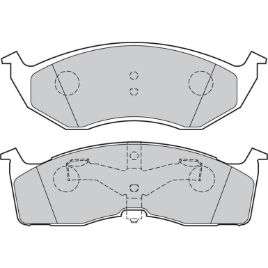 301556 Bremsbelagsatz, Scheibenbremse ESSENTIAL