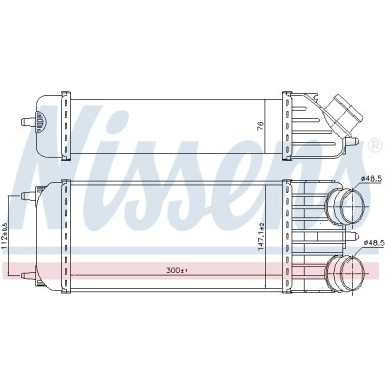 96612 Ladeluftkühler ** FIRST FIT ** 96612 Ladeluftkühler ** FIRST FIT **