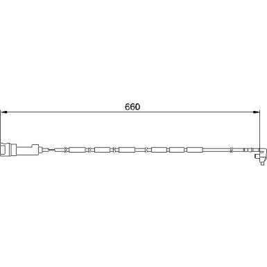 BOSCH Warnkontakt, Bremsbelagverschleiß 1 987 474 907