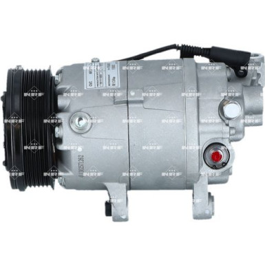 NRF EASY FIT 32409 Klimakompressor für MINI Schrägheck, Cabrio CVC, 12V, PAG 46, mit PAG-Kompressoröl, mit Dichtring