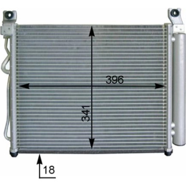 Mahle | Kondensator, Klimaanlage | AC 591 000P