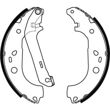 GS8471 Bremsbackensatz