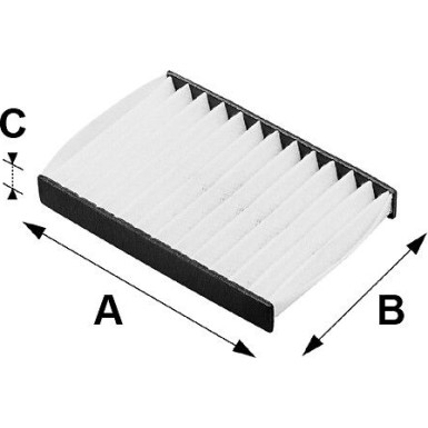 698255 Filter, Innenraumluft VALEO ESSENTIAL 698255 Filter, Innenraumluft VALEO ESSENTIAL