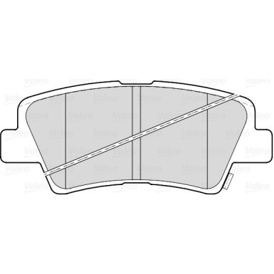 Valeo | Bremsbelagsatz, Scheibenbremse | 302335