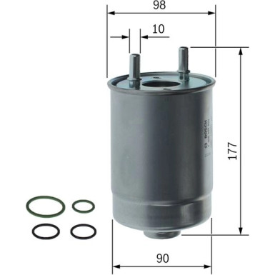 F 026 402 850 Kraftstofffilter
