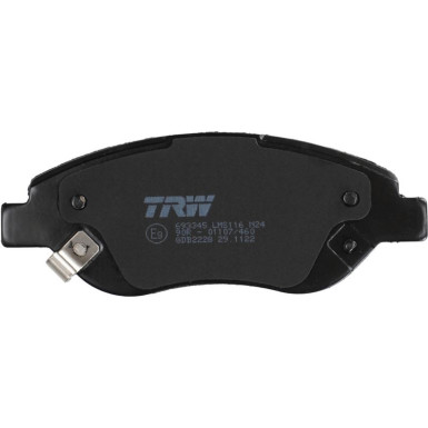TRW | Bremsbelagsatz, Scheibenbremse | GDB2228