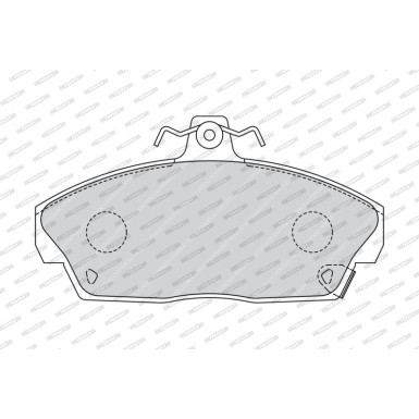 Ferodo | Bremsbelagsatz, Scheibenbremse | FDB613