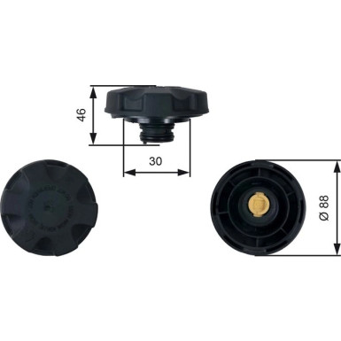 RC248 Verschlussdeckel, Kühlmittelbehälter