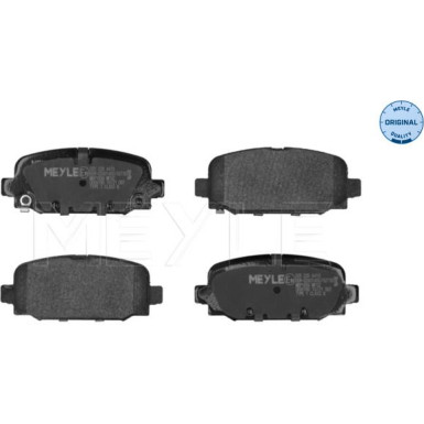 025 228 4418 Bremsbelagsatz, Scheibenbremse MEYLE-ORIGINAL: True to OE.