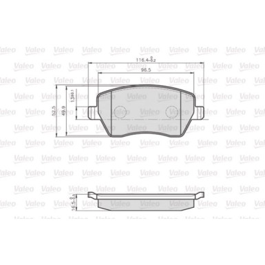 872973 Bremsbelagsatz, Scheibenbremse OPTIPACK for LCV