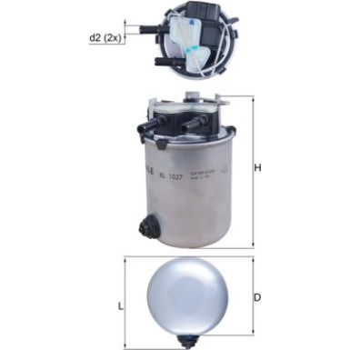 KL 1027 Kraftstofffilter
