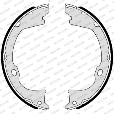 Ferodo | Bremsbackensatz, Feststellbremse | FSB4169