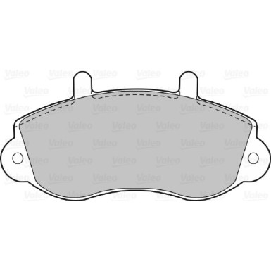 598490 Bremsbelagsatz, Scheibenbremse