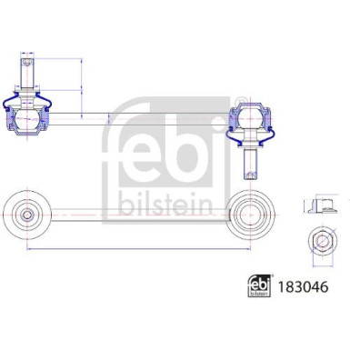 FEBI BILSTEIN 183046 Koppelstange