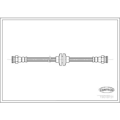 Corteco | Bremsschlauch | 19018151