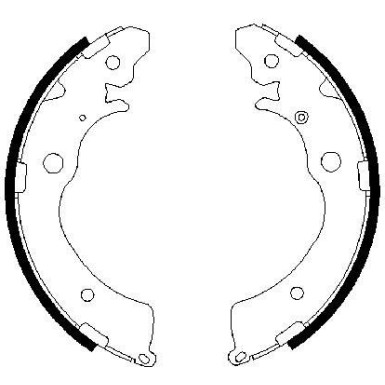 0 986 487 440 Bremsbackensatz