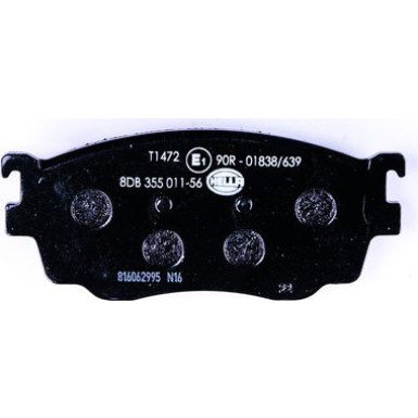 Hella | Bremsbelagsatz, Scheibenbremse | 8DB 355 011-561