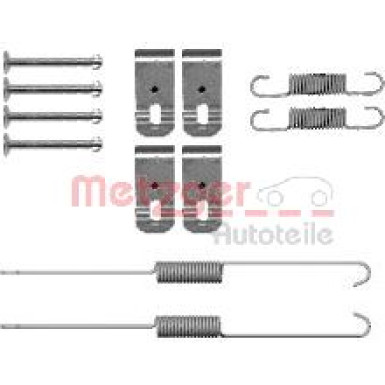 105-0888 Zubehörsatz, Bremsbacken