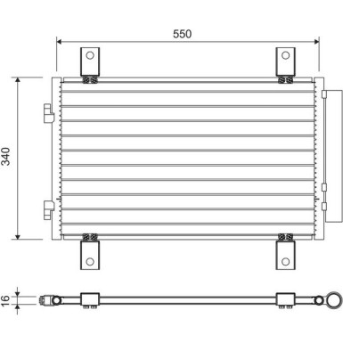Valeo | Kondensator, Klimaanlage | 814081