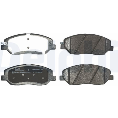 LP2048 Bremsbelagsatz, Scheibenbremse
