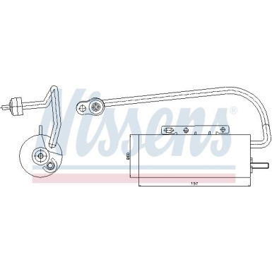 Nissens | Trockner, Klimaanlage | 95339