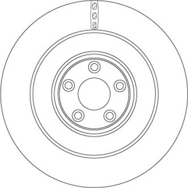 TRW | Bremsscheibe | DF6654S