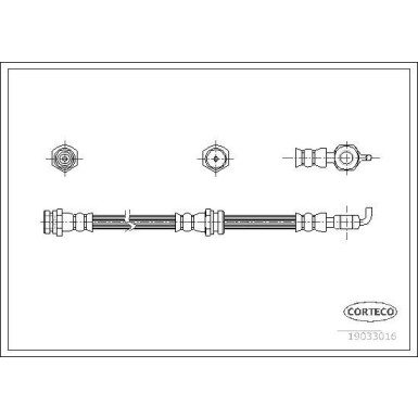 19033016 Bremsschlauch