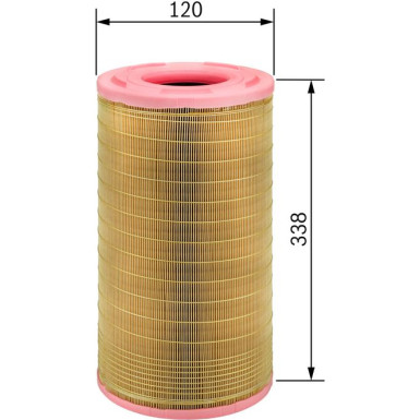 BOSCH F 026 400 024 Luftfilter