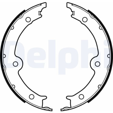 Delphi | Bremsbackensatz | LS2131