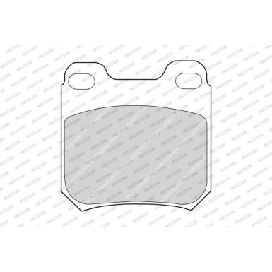 Ferodo | Bremsbelagsatz, Scheibenbremse | FDB525