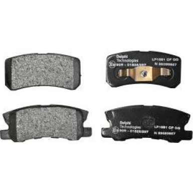 Delphi Bremsbelagsatz, Scheibenbremse LP1691