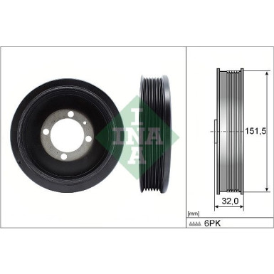 544 0123 10 Riemenscheibe, Kurbelwelle 544 0123 10 Riemenscheibe, Kurbelwelle