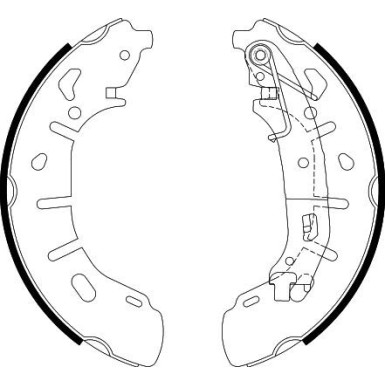 Hella | Bremsbackensatz | 8DB 355 022-221
