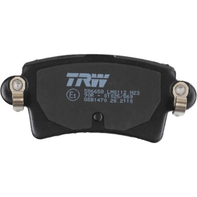 TRW | Bremsbelagsatz, Scheibenbremse | GDB1470