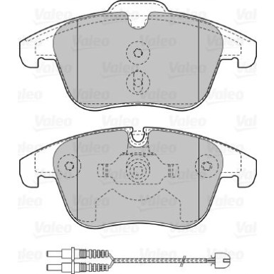 601147 Bremsbelagsatz, Scheibenbremse