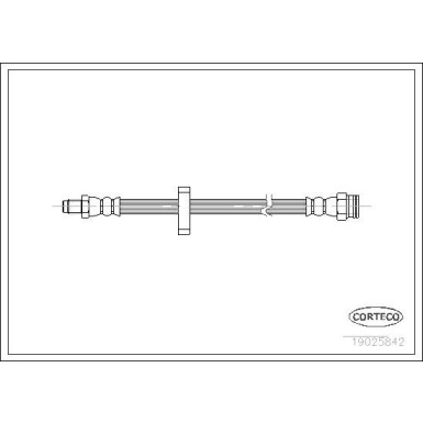 19025842 Bremsschlauch 19025842 Bremsschlauch