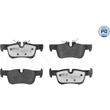 025 253 3116/PD Bremsbelagsatz, Scheibenbremse MEYLE-PD: Advanced performance and design.