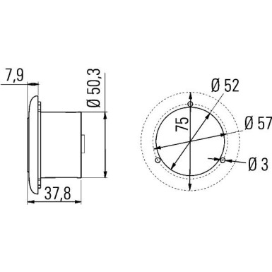 2JA 344 040-001 Innenraumleuchte