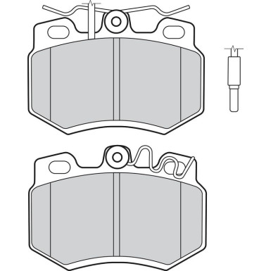 Valeo Bremsbelagsatz, Scheibenbremse ESSENTIAL 301714