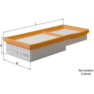 LX 1137/S Luftfilter LX 1137/S Luftfilter