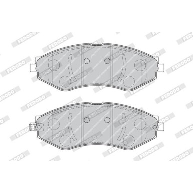 Ferodo | Bremsbelagsatz, Scheibenbremse | FDB1905 Ferodo | Bremsbelagsatz, Scheibenbremse | FDB1905